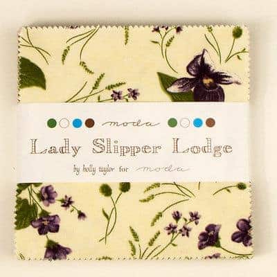 Moda Charm Pack Lady Slipper Lodge-39