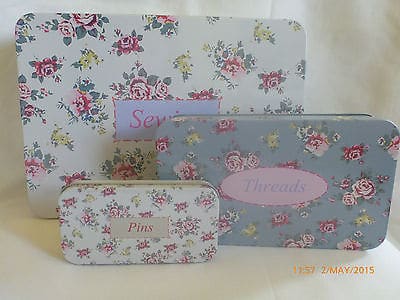 TINS - SEWING THEME NESTED SET OF 3-46