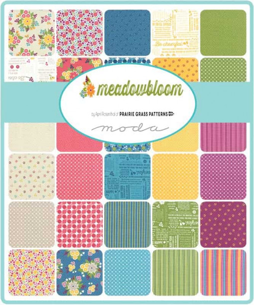 Moda Charm Pack Squares Fabric Meadowbloom-123