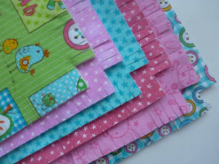 Layer Cake Shaggy Flannel Quilt kit for Children - Little Lady-129
