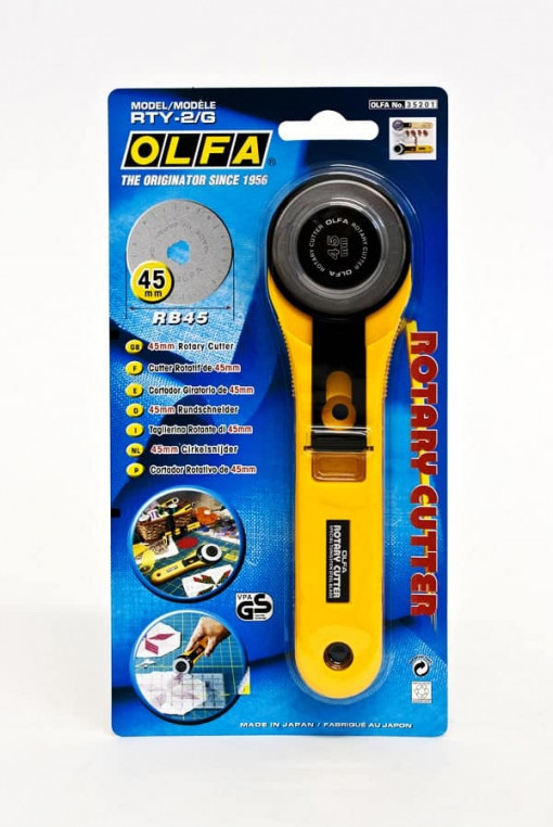 OLFA® 45mm Straight Handle Rotary Cutter (RTY-2/G)-191