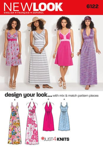 Sewing Pattern Dresses 6122