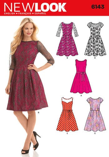 Sewing Pattern Dresses 6143
