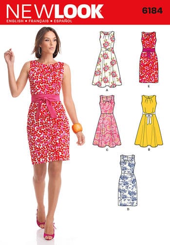 Sewing Pattern Dresses 6184