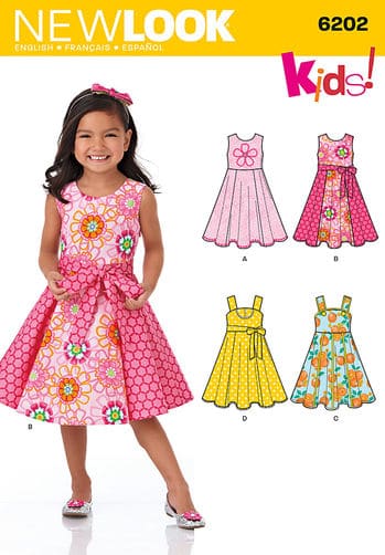 Sewing Pattern Dresses 6202