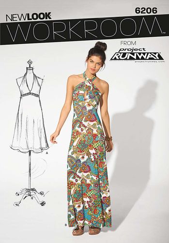 Sewing Pattern Dresses 6206