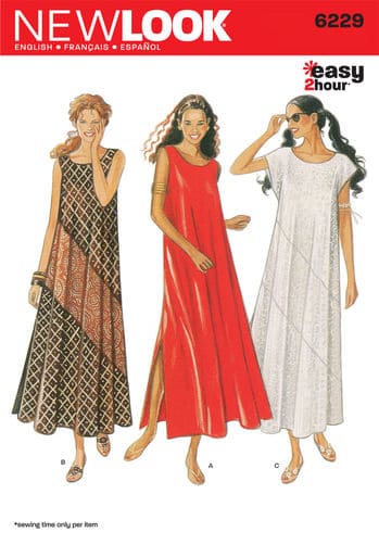 Sewing Pattern Dresses 6229