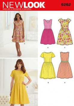 Sewing Pattern Dresses 6262
