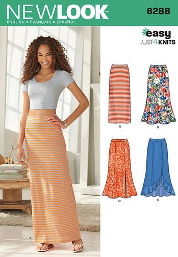 Sewing Pattern Skirts Pants 6288