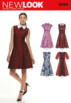 Sewing Pattern Dresses 6299