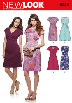 Sewing Pattern Dresses 6322