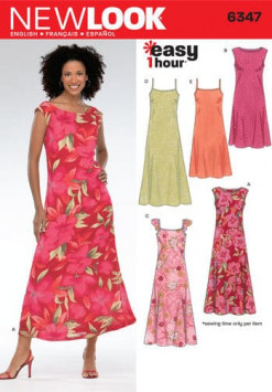 Sewing Pattern Dresses 6347