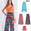 Sewing Pattern Skirt / Pants 6381