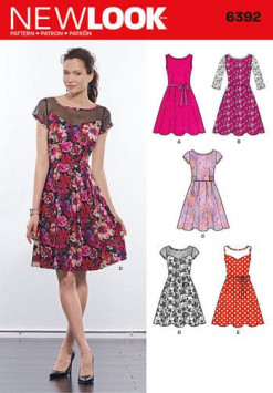 Sewing Pattern Dress 6392