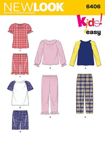 Sewing Pattern Tod / Child Cozywear 6406