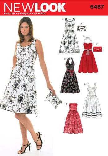 Sewing Pattern Dresses 6457