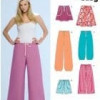 Sewing Pattern Skirts Pants 6710