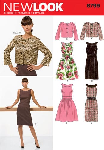 Sewing Pattern Dresses 6799