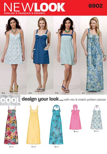 Sewing Pattern Dresses 6902