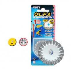 Olfa 45mm Rotary Pinking Blade Refill
