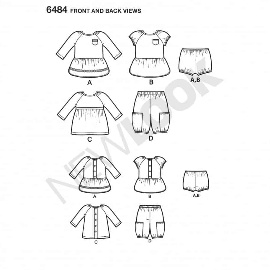 New Look Pattern 6484 - Wardrobe Pieces | Alisellou Designs Sewing Centre