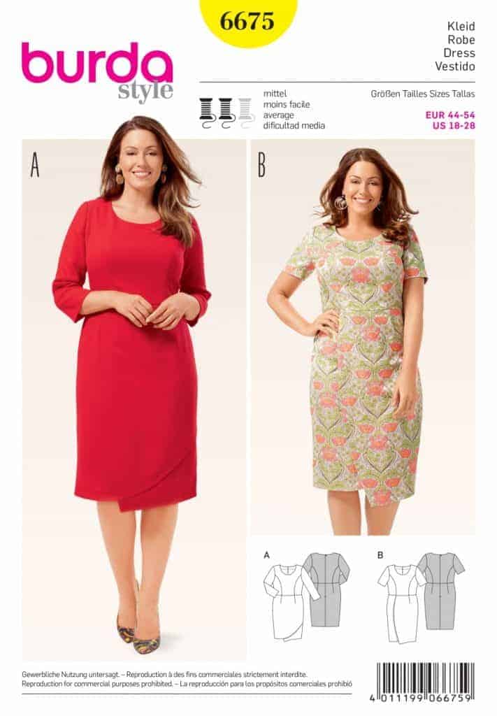 (Discontinued) Burda Style Sewing Pattern - 6675 - Shirt & Dresses ...