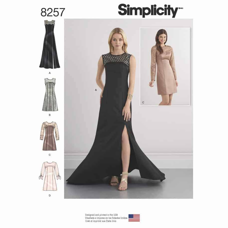 Simplicity Sewing Pattern 8257-H5 - Misses' Special Occasion Dresses and gown