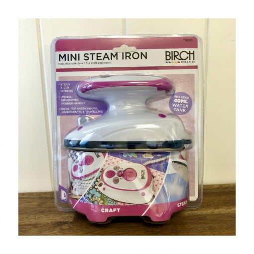 Mini Travel Steam Iron by Birch Creative