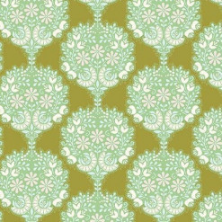 Tilda Fabrics 481503-flower-tree-green
