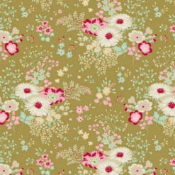 Tilda Fabric - Lucille Olive - 481246