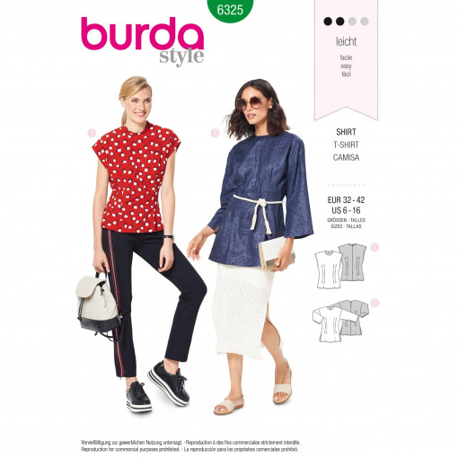 Burda Style Pattern - B-6325