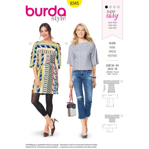 Burda Style Pattern - B-6345