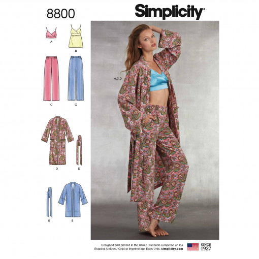 Simplicity Sewing Pattern - 8800-A