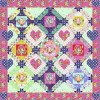 FreeSpirit Fabrics Tula Pink Queen of Hearts Quilt Kit