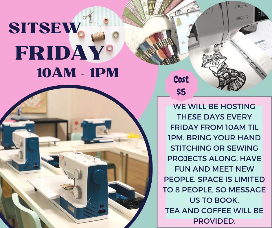 Join our latest SitSew Friday Group